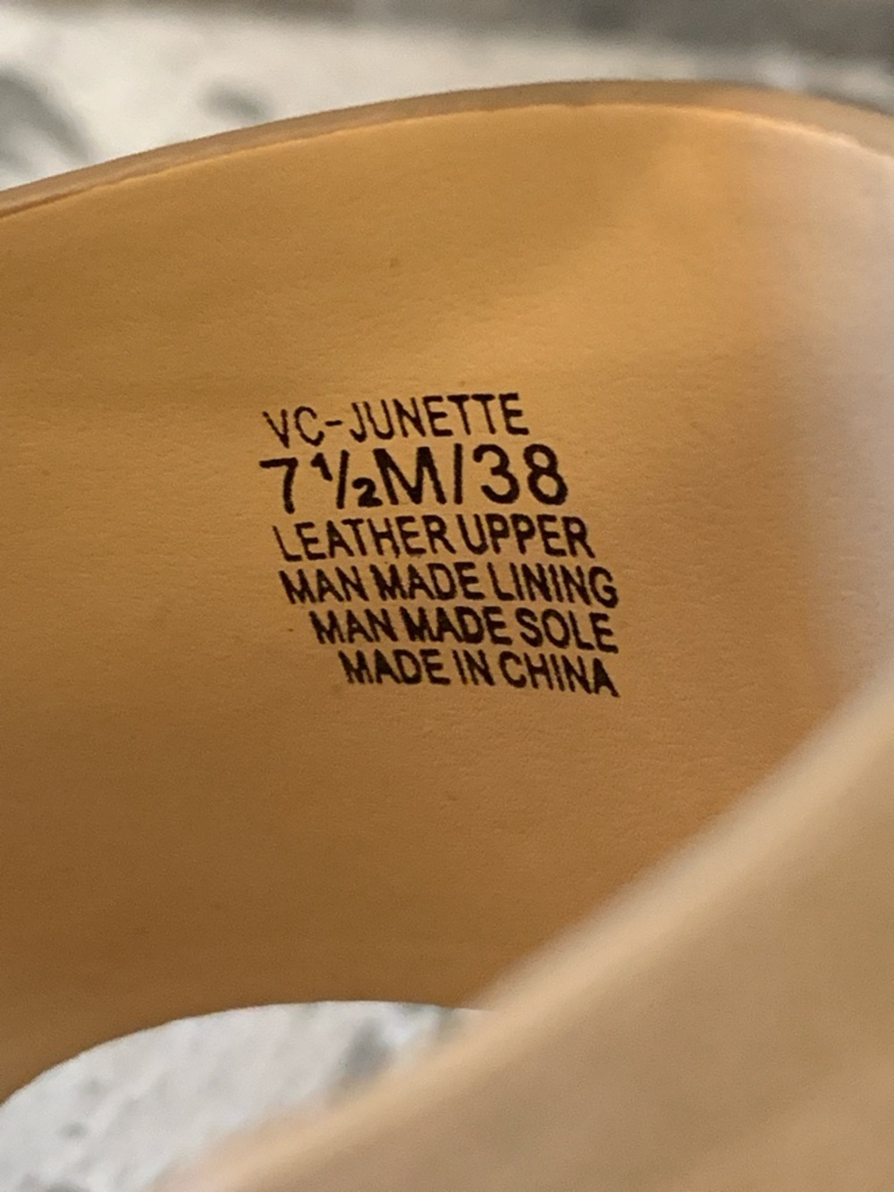 Vince Camuto Tan Wide-Strap Block Heel Sandals - Picture 6 of 8